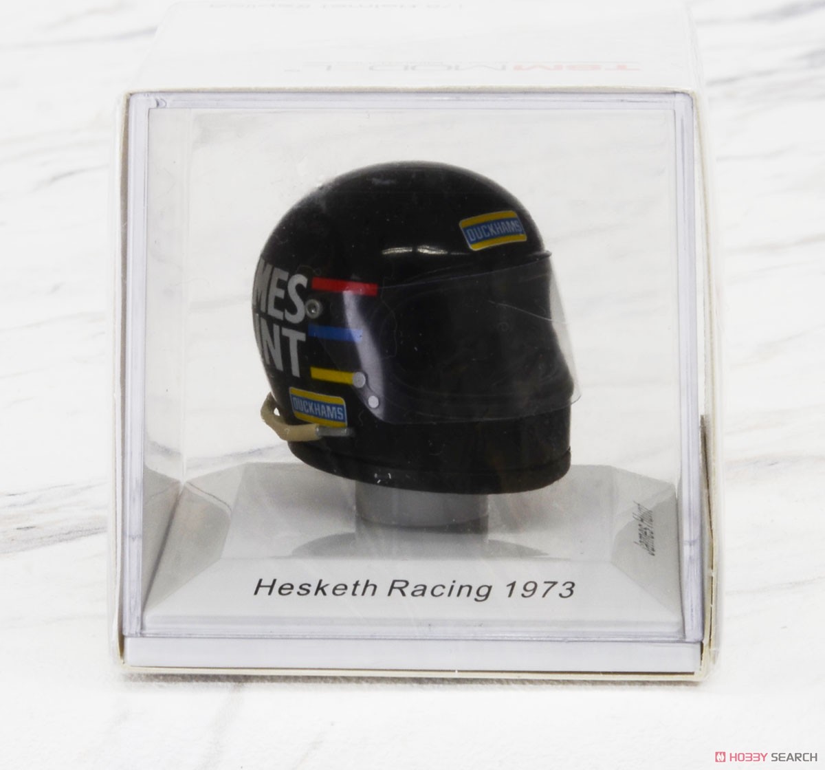 1/8 ミニチュア ヘルメット：ジェームス・ハント ヘスケス・レーシング 1973 (ヘルメット) パッケージ1