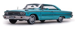 Ford Galaxy 500 XL Hardtop 1936 Peacock Blue (Diecast Car)