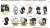 ラバーマスコット 銀魂 ネコシリーズ 9個セット (キャラクターグッズ) 商品画像1