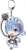 Re: Life in a Different World from Zero Big Key Ring Rem (Anime Toy) Item picture1