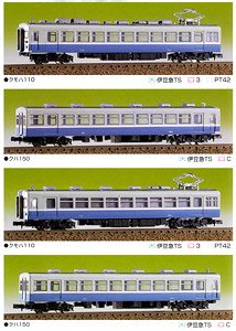 伊豆急行 100系 (Mc+Tc×2組) 4輛編成セット (4両・組み立てキット) (鉄道模型)