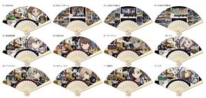 Girls und Panzer der Film Mini Folding Fan Collection Part.1 Reprint Ver. (Set of 12) (Anime Toy)