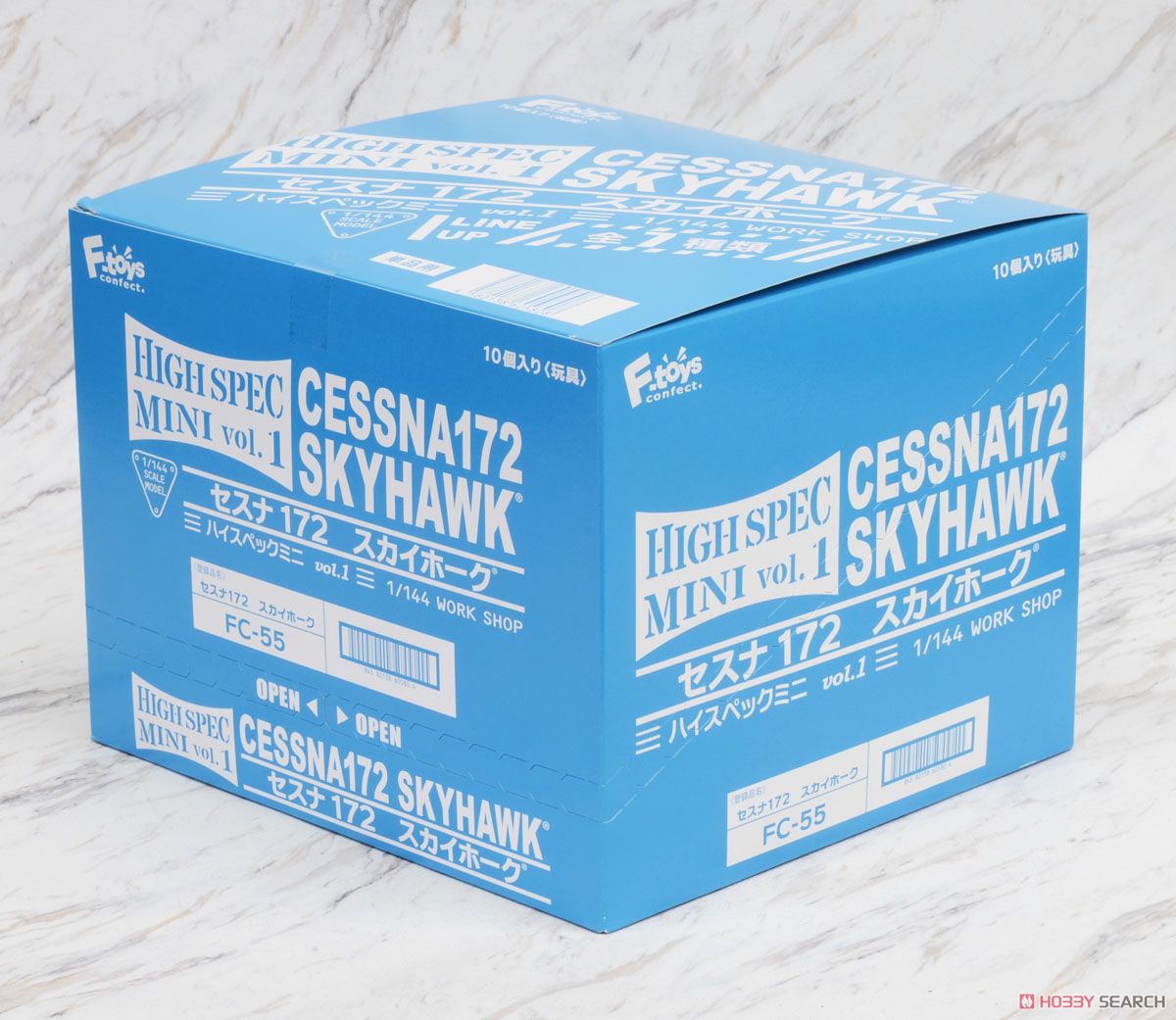 High Spec Mini Vol.1 Cessna 172 Skyhawk (Set of 10) (Plastic model) Package2