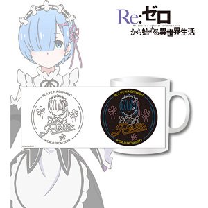 Re: Life in a Different World from Zero Ani-Neon Mug Cup (Rem) (Anime Toy)