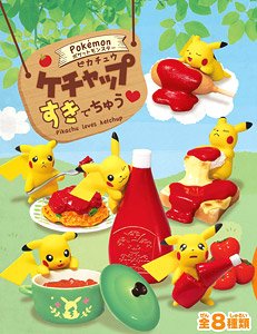 Pokemon Pikachu Likes Ketchup (Set of 8) (Shokugan)