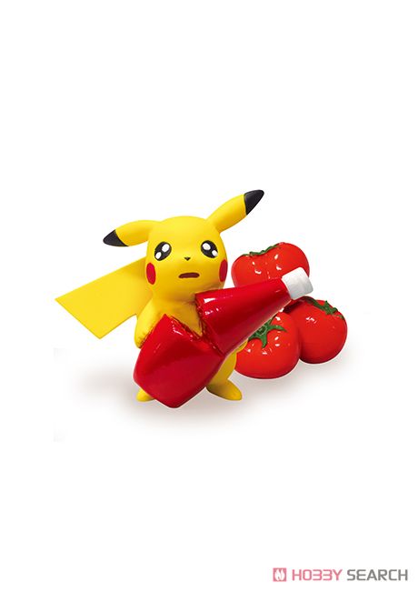 Pokemon Pikachu Likes Ketchup (Set of 8) (Shokugan) Item picture9