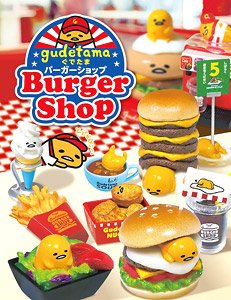 Gudetama Burger Shop (Set of 8) (Shokugan)