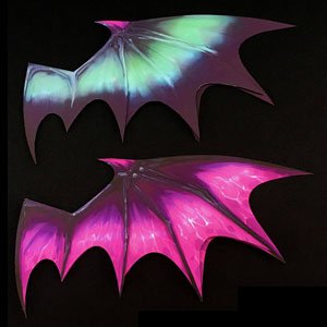 Paper Effect Wing(B) Devil Wing Purple (Display)