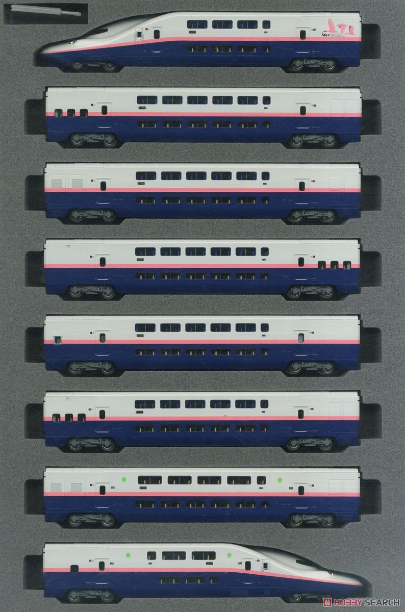 Series E4 Shinkansen `Max Toki` Double-Decker Bullet Train (8-Car Set) (Model Train) Item picture1
