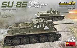 SU-85 Early Production Mod.1944 (Full Interior / Inner Reproduction kit) (Plastic model)