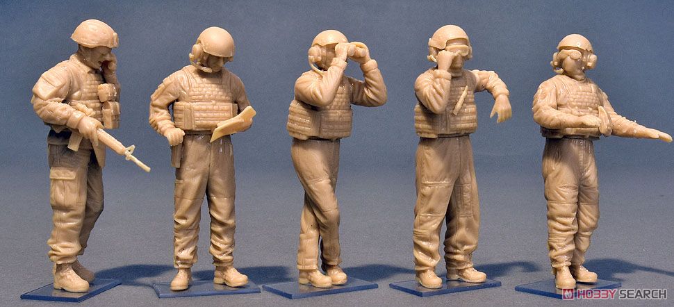 アメリカ海兵隊タンククルー 5体入 (プラモデル) 商品画像1