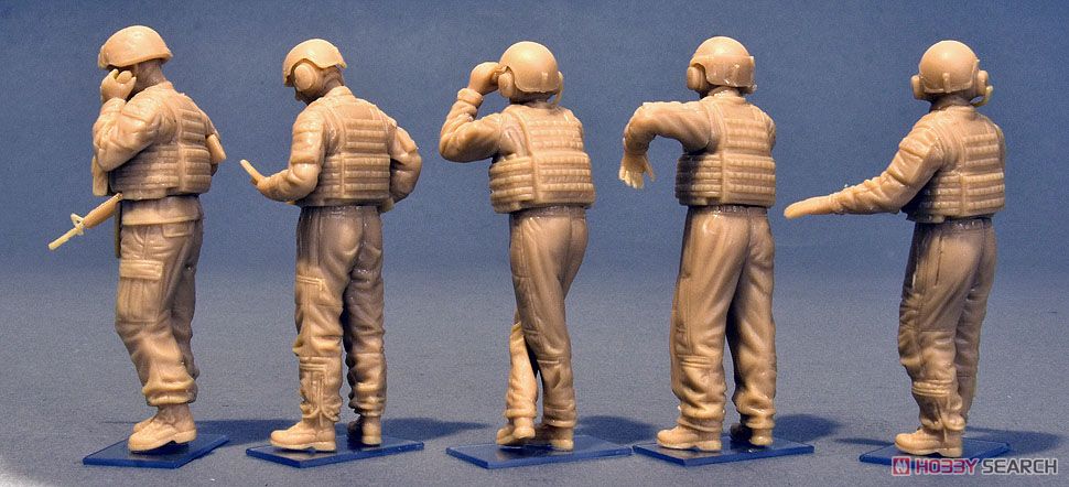 アメリカ海兵隊タンククルー 5体入 (プラモデル) 商品画像2