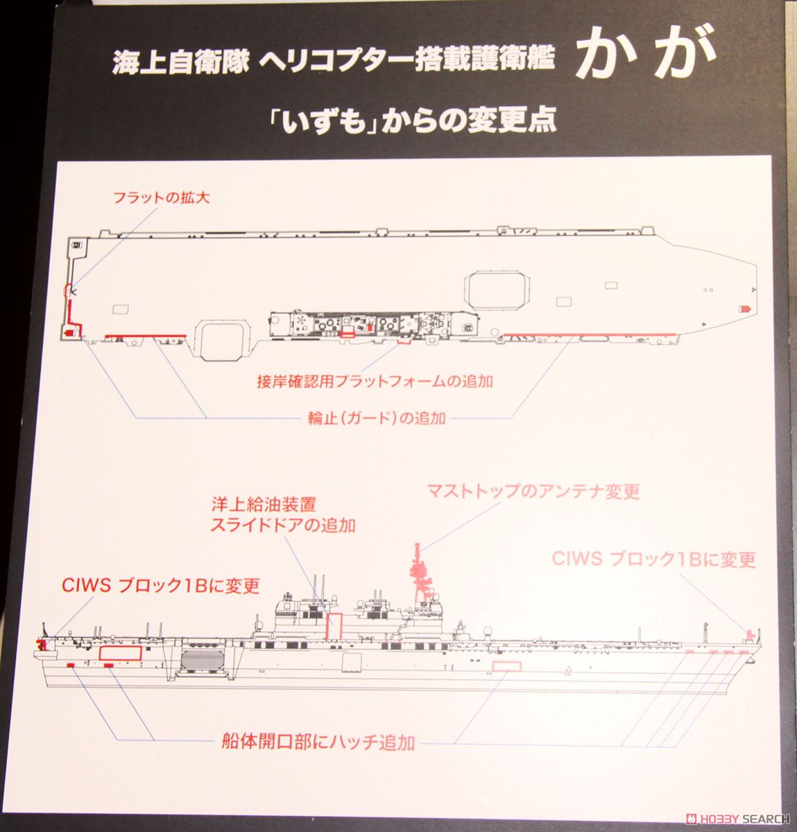 J.M.S.D.F. DDH Kaga (Plastic model) その他の画像6