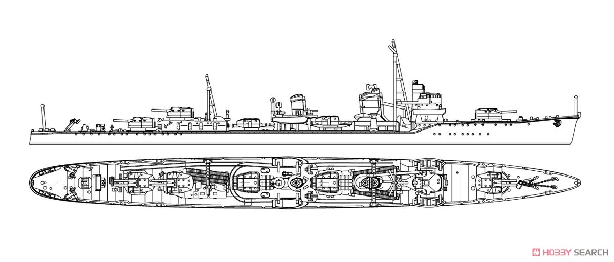 日本駆逐艦 夕雲 (プラモデル) その他の画像2