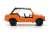 VW Country Buggy オレンジ - ブラック (ミニカー) 商品画像2