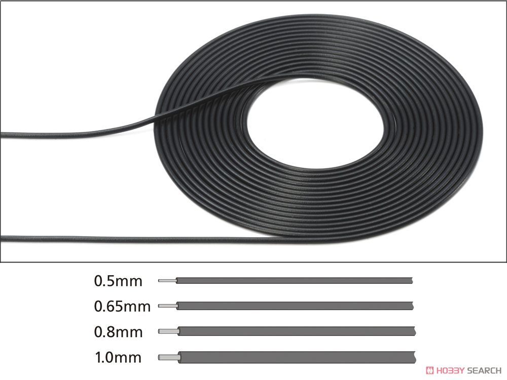 パイピングケーブル 外径 φ1.0mm (ブラック) (アクセサリー) その他の画像3