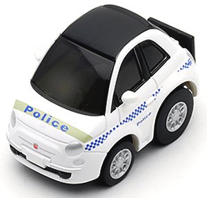 Choro-Q zero Z-29c Fiat 500C Police Car (Australia) (Choro-Q)