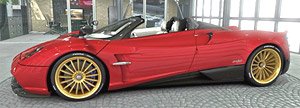 Pagani Huayra Roadster Rosso Dubai w/Case (Diecast Car)