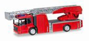 (HO) Mini Kit MB Econic Ladder Fire Truck (Model Train)