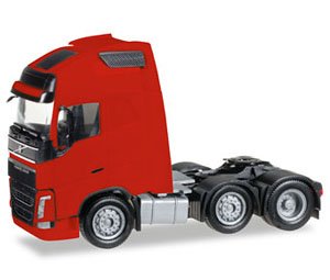 (HO) ボルボ FH Gl.XL 6x2 リジットトラクター レッド (鉄道模型)