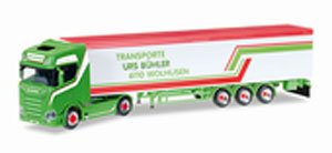 (HO) スカニア CS 20 HD V8 ウォーキングフロアセミトレーラー `Urs Buhler` (鉄道模型)