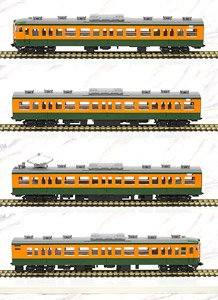 16番(HO) 国鉄 115-1000系 近郊電車 (湘南色・冷房) 基本セット (基本・4両セット) (鉄道模型)