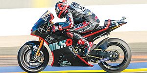 Yamaha YZR-M1 Yamaha Movistar MotoGP Maverick Vinales Test Valencia November 2016 (Diecast Car)
