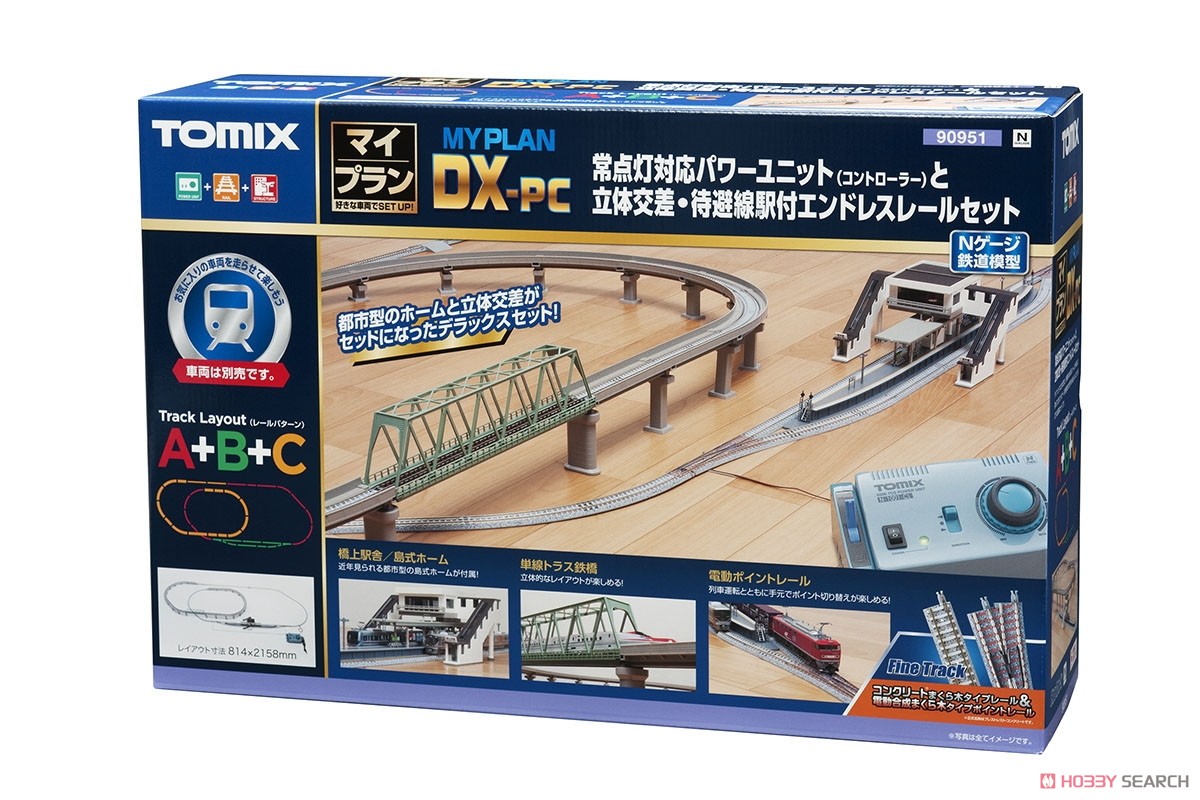 マイプラン DX-PC (F) (Fine Track レールパターンA+B+C) (鉄道模型) パッケージ2