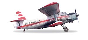 AN-2 アエロフロートロシア航空 ポーラカラー CCCP-32338 (完成品飛行機)