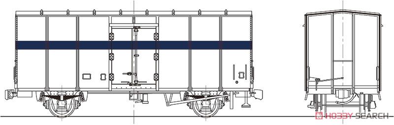 16番(HO) 国鉄 レム5000形 冷蔵車 組立キット (一次型) (組み立てキット) (鉄道模型) その他の画像1