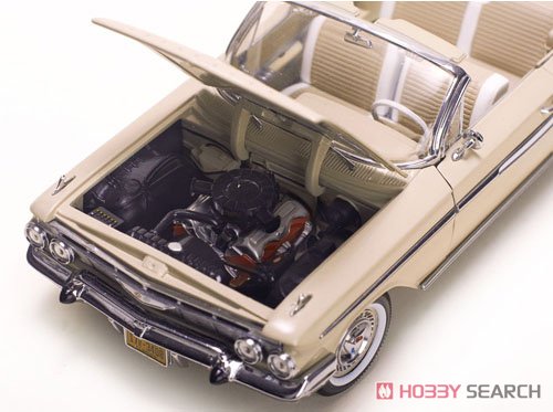 Chevrolet Impala Open Convertible 1961 Almond Beige (Diecast Car) Item picture4