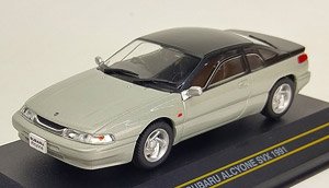 スバル アルシオーネ SVX 1991 シルバー (ミニカー)