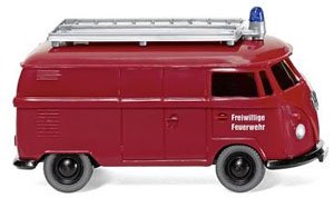 (HO) VW T1 バン 消防車両 (鉄道模型)