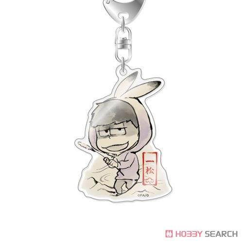 Chara-Forme Osomatsu-san Acrylic Key Ring Collection Giga Ver. Vol.3 (Set of 6) (Anime Toy) Item picture4