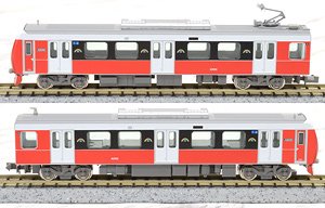 静岡鉄道 A3000形 (パッションレッド) 2輛編成セット (動力付き) (2両セット) (塗装済み完成品) (鉄道模型)