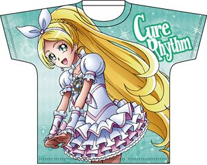All Pretty Cure Full Color Print T-Shirts [Suite PreCure] Cure Rhythm XL (Anime Toy)