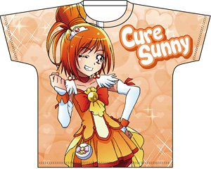 All Pretty Cure Full Color Print T-Shirts [Smile PreCure] Cure Sunny M (Anime Toy)