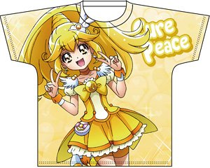 全プリキュア・フルカラープリントTシャツ 「スマイルプリキュア！」 キュアピース M (キャラクターグッズ)