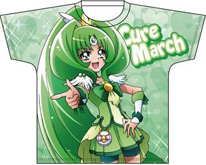 All Pretty Cure Full Color Print T-Shirts [Smile PreCure] Cure March XL (Anime Toy)