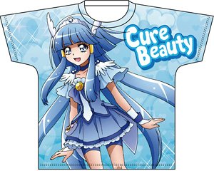 All Pretty Cure Full Color Print T-Shirts [Smile PreCure] Cure Beauty L (Anime Toy)