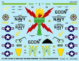 USN E-2C VAW-115 Liberty Bell`s [USS George Washington] (Decal)