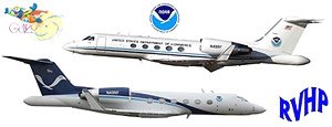 Gulfstream G-IV National Oceanic and Atmospheric Administration [Gonzo] w/2 Type Decals (Plastic model)