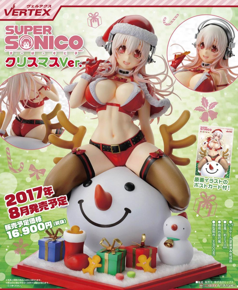 Super Sonico Christmas Ver. (PVC Figure) Item picture9