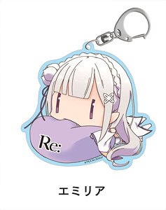 Re: Life in a Different World from Zero Gorohamu Acrylic Key Ring Emilia (Anime Toy)