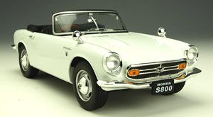 ホンダ S800 コンバーチブル ホワイト (ミニカー)