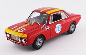 ランチア フルビア クーペ 1.3 HF タルガ フローリオ 1966 #18 Cella/Marzi RR:1°in class GT 1.3 (ミニカー)