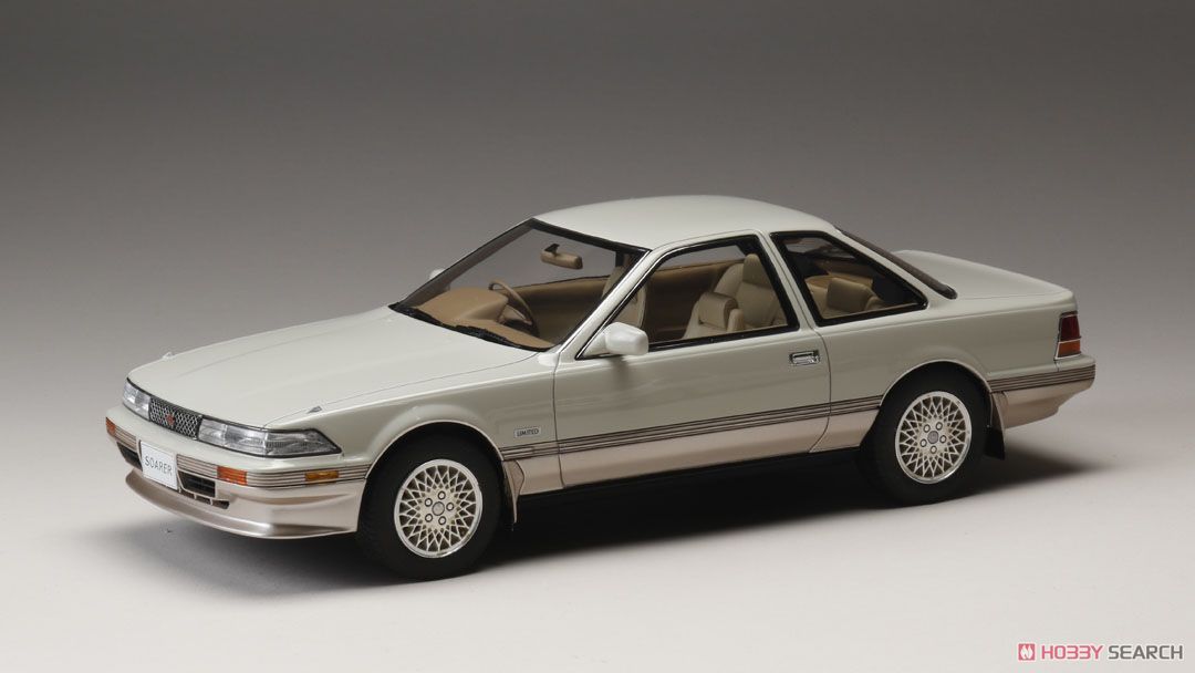 トヨタ ソアラ 3.0GT リミテッド (MZ20) 1986 クリスタル ホワイト トーニング (ミニカー) 商品画像1