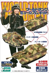 ワールドタンクミュージアム キットVol.4 ドイツ機甲師団 アルデンヌ1944 (10個セット) (食玩)