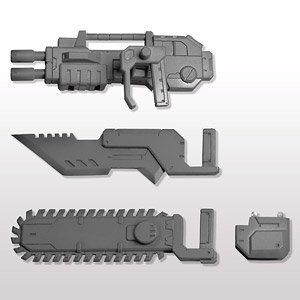 Weapon Unit MW13 Chain Saw (Plastic model)