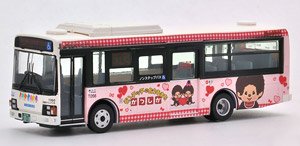 The All Japan Bus Collection 80 [JH021] Keisei Town Bus Monchhichi ni Aeru Machi Katsushika Wrapping Bus (Illust Ver.) (Model Train)
